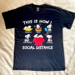 Snoopy’s Social distance Tee-Shirt